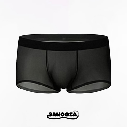 Ultra-Thin Ice Silk Transparent Boxer Briefs